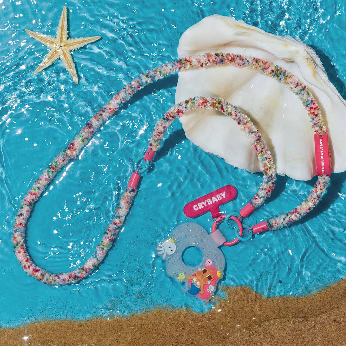 #A183 CRYBABY Vacation Mode On Series-Long Lanyard Blind Box